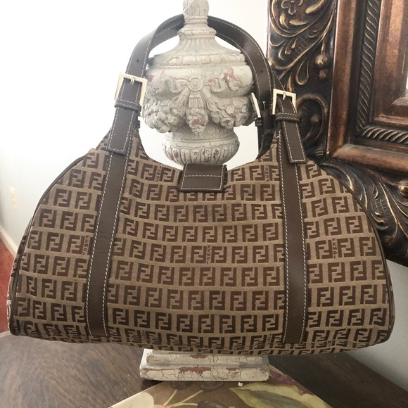 Fendi Zucchino FF Bag - Picture 3 of 13